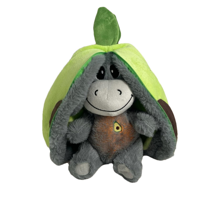 Schlummer Esel Kuscheltier,29*24cm Schlafender Plüschesel Zum Stressabbau, 4 Atemmodi,Spielzeug Für