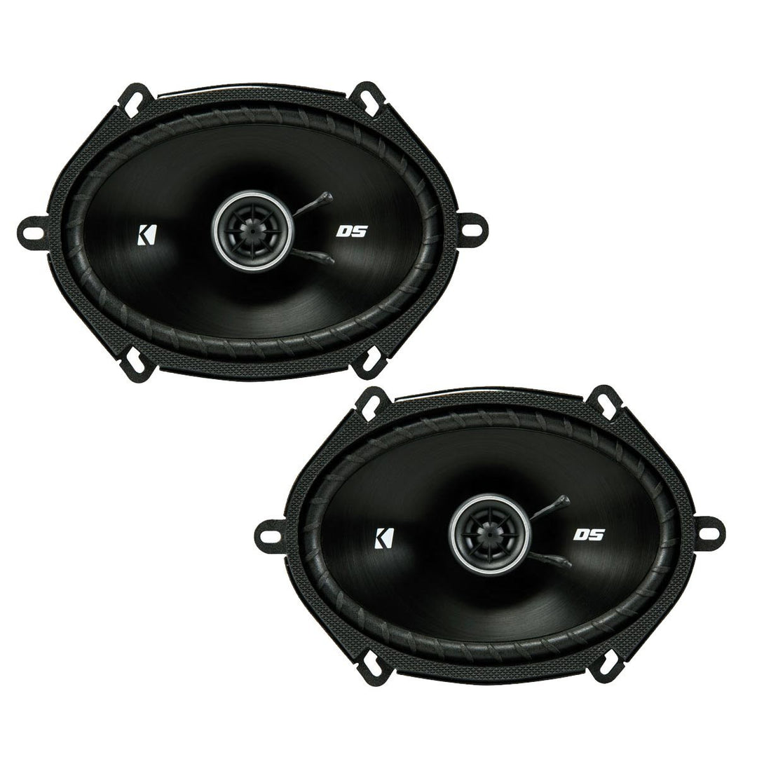 KICKER 43DSC6804 6x8 Zoll Koax-LS Schwarz