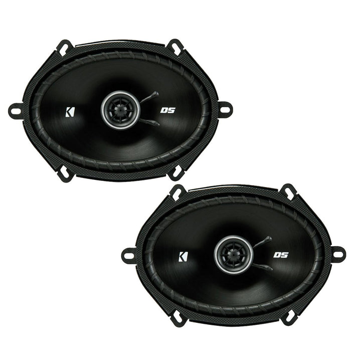 KICKER 43DSC6804 6x8 Zoll Koax-LS Schwarz