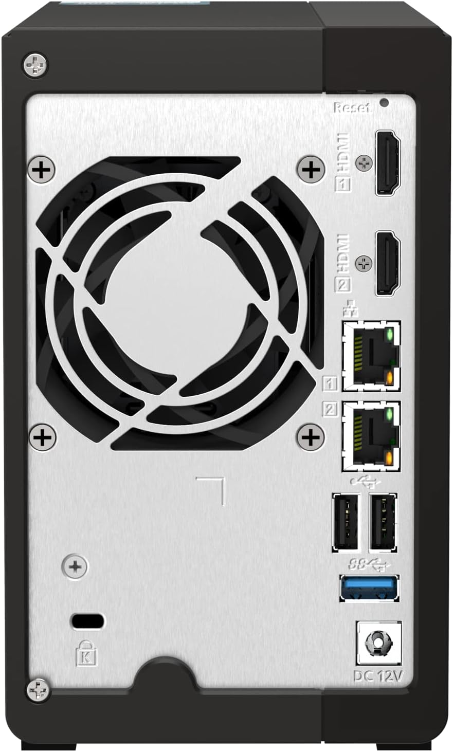 QNAP TS-253E-8G NAS System 2-Bay Enclosure Gehäuse, Enclosure Gehäuse