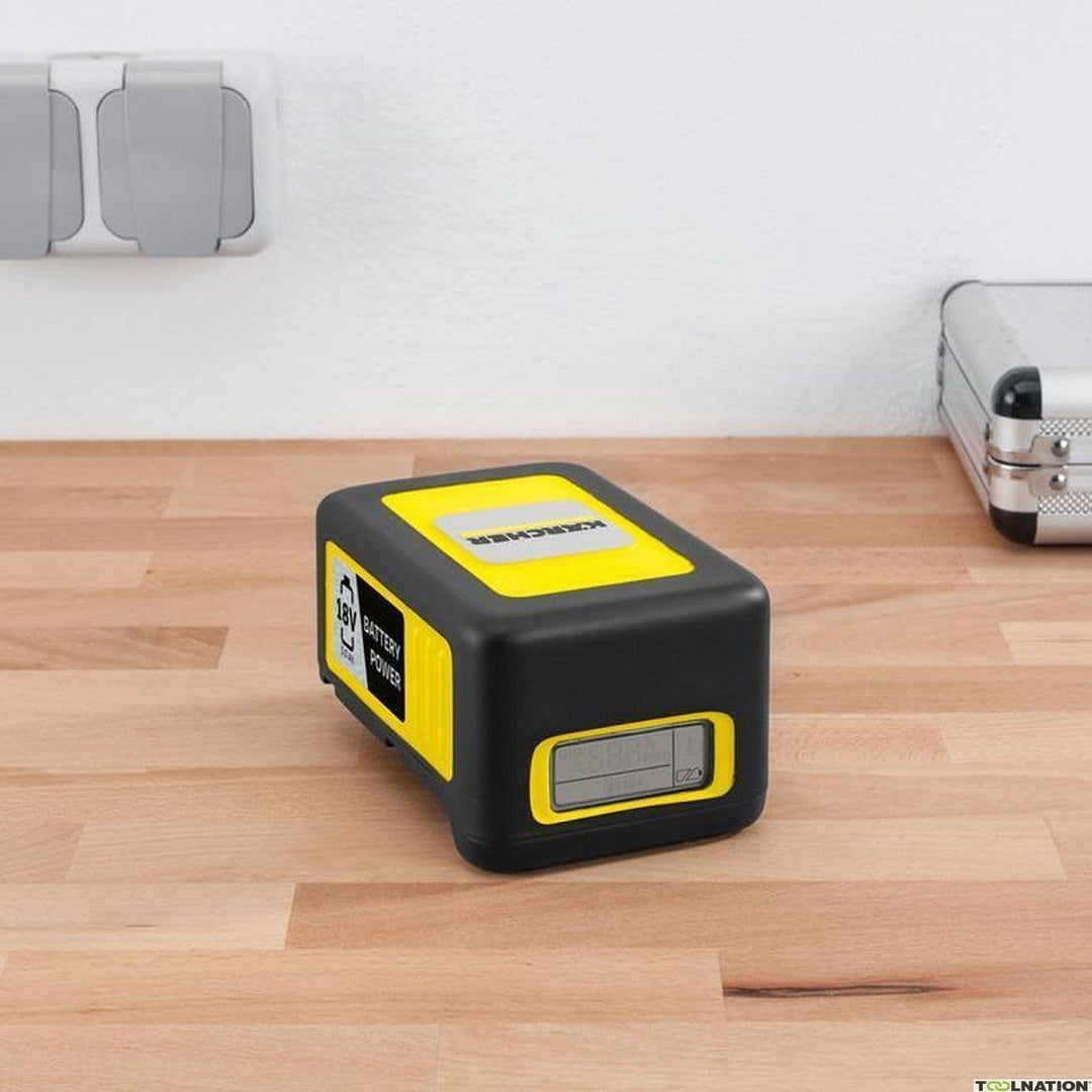 Kärcher Battery Power 18/50, 18 V, 5 Ah (Energieverbrauch 90 Wh, Echtzeitanzeige Akku, Lithium-Ionen