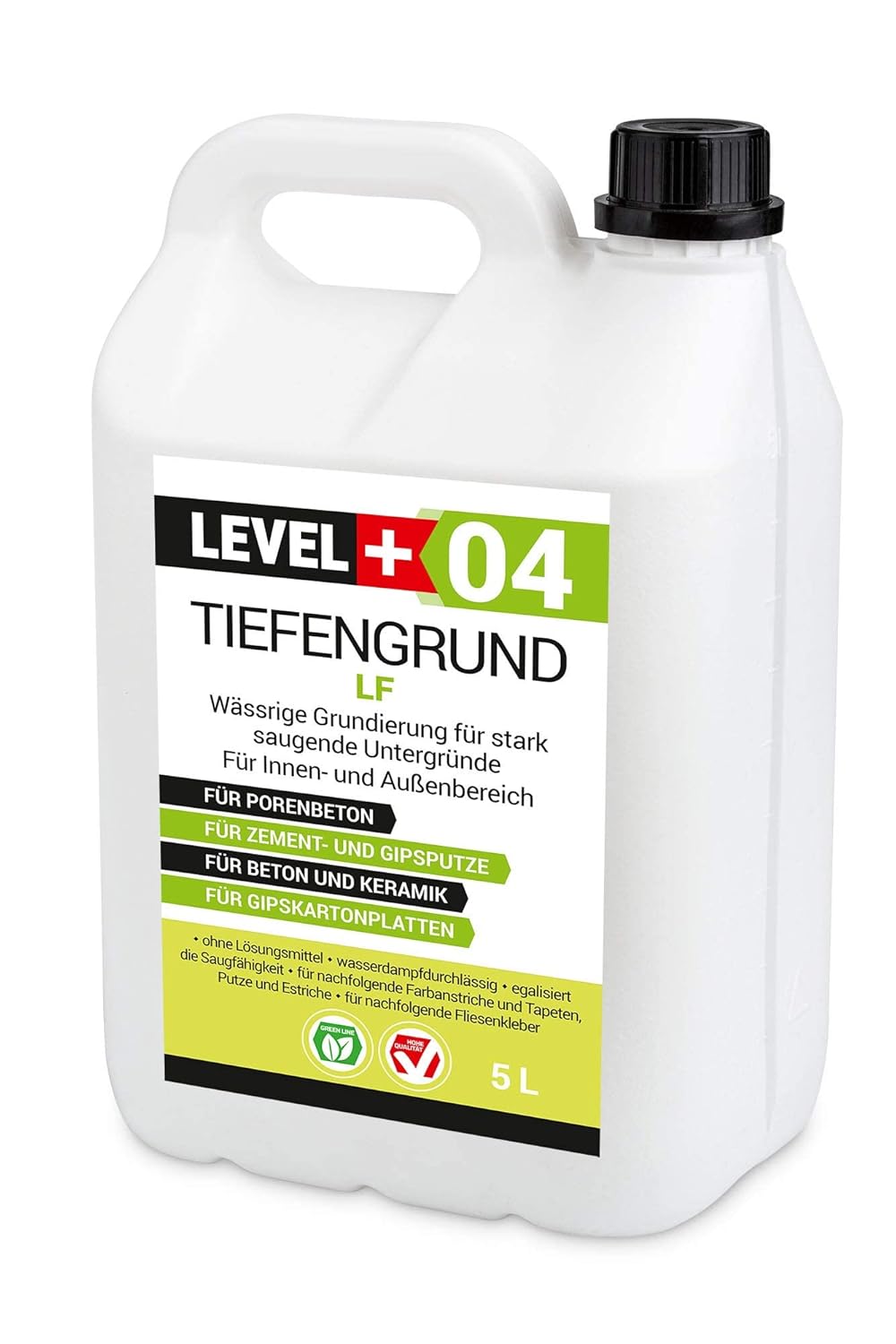 Set 15Kg Weiss Fertig Fliesenkleber Flexkleber + 5L Tiefengrund LF, LEVEL+ SET207