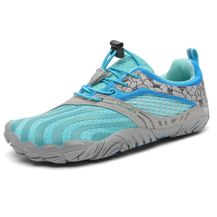 SAGUARO Jungen Mädchen Barfussschuhe Atmungsaktiv Badeschuhe für Kinder Gr.24-36 26 EU Blau, 26 EU B