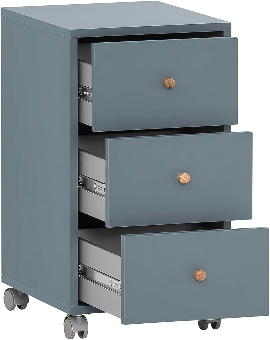 Schildmeyer Rollcontainer Serie Rena 500, 152979, Fjord, 32,6 x 39,1 x 59,7 cm