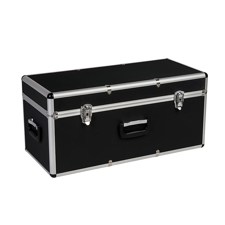 Transportkoffer mit hochwertigem Aluminiumrahmen, stossfestem ABS Korpus und hochwertigen Metallvers