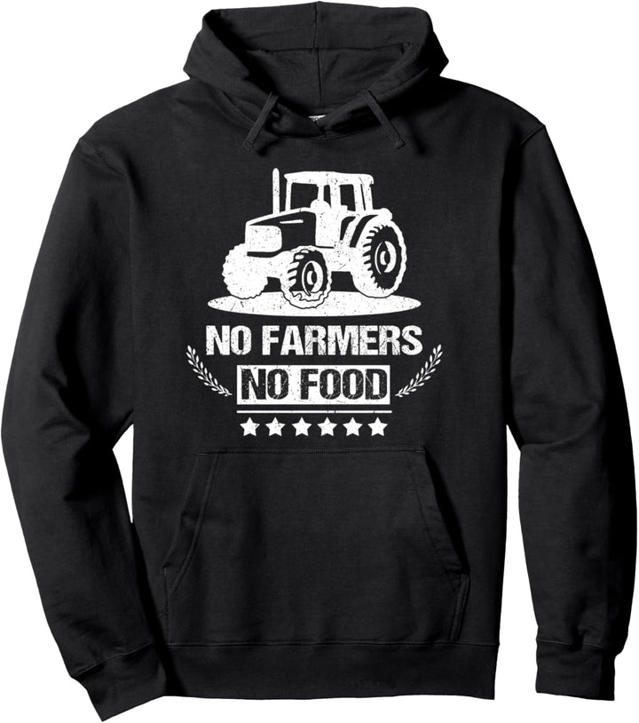 No Farmers No Food Pullover Hoodie