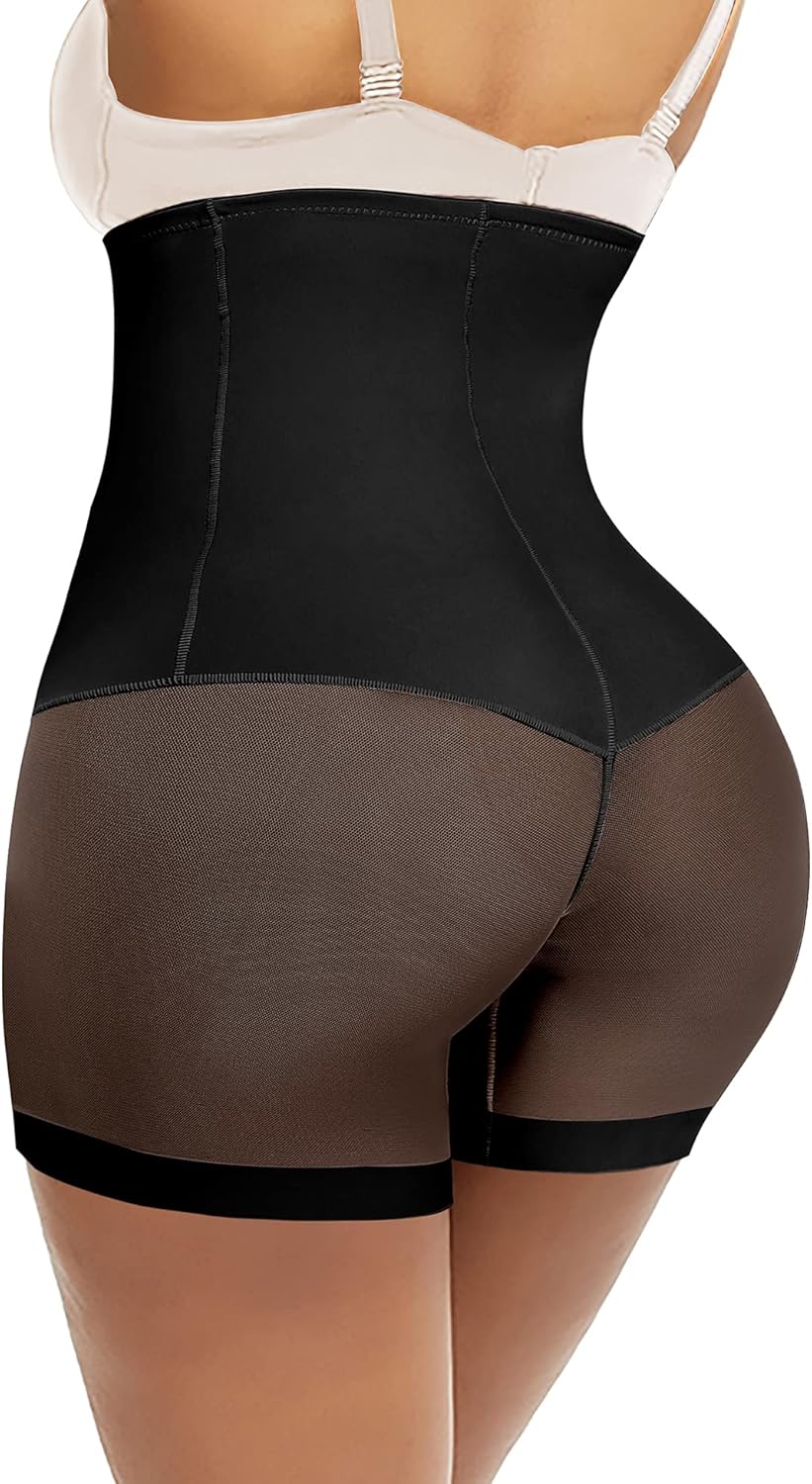 YARRCO Bauchweg Unterhose Damen Shapewear Miederhose Hohe Taille Figurformende Unterwäsche Leggings