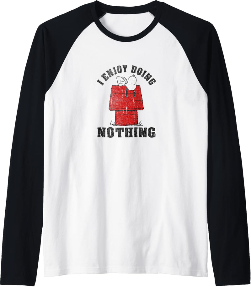 Peanuts - Snoopy I Enjoy doing Nothing Raglan