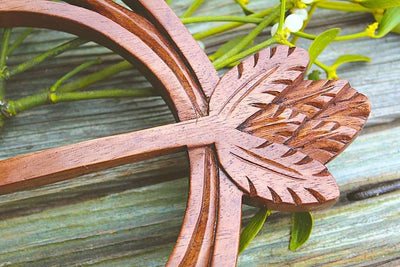 Windalf Celtic Handmade Irisches Wandbild Holzbild Avalon 39 cm Gralssuche Kelten Geschnitztes Holz-