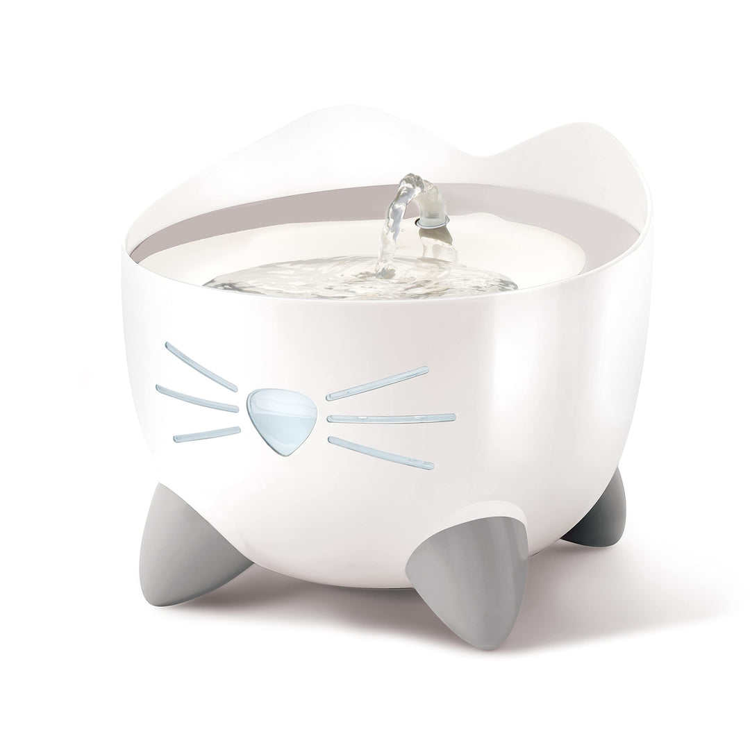 Catit PIXI Katzen-Trinkbrunnen, Fliesswasserbrunnen, Edelstahl Single, Single