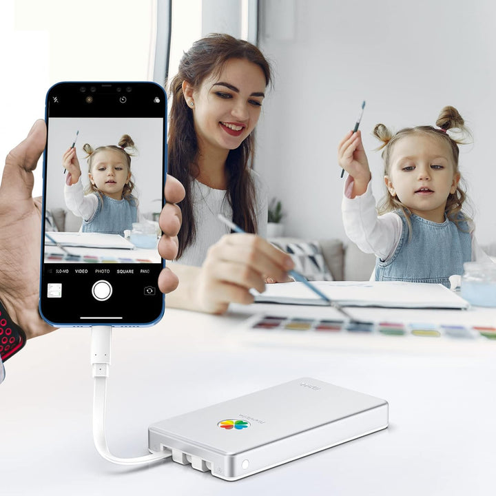 iDiskk 1TB Externe Lightning-Festplatte 3 in 1HDD, MFi-zertifizierte Festplatte für iPhone,USB-C tra