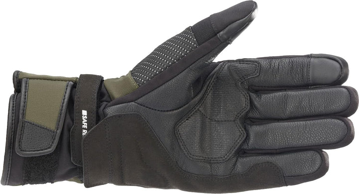 Alpinestars Motorradhandschuhe lang Motorrad Handschuh Andes V3 Drystar Handschuh lang grün S, Unise
