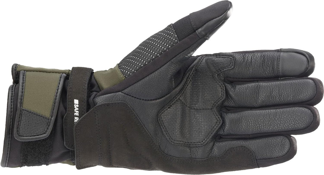 Alpinestars Motorradhandschuhe lang Motorrad Handschuh Andes V3 Drystar Handschuh lang grün S, Unise