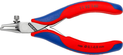 Knipex Elektronik-Abisolierzange mit Mehrkomponenten-Hüllen 140 mm 11 92 140