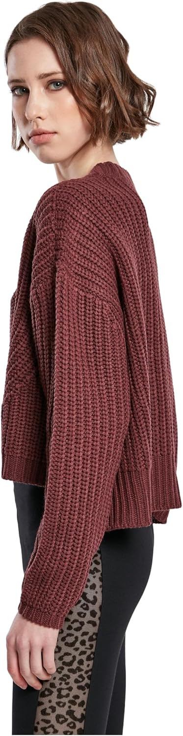 Urban Classics Damen Sweatshirt Ladies Wide Oversize Sweater Pullover für Frauen, in über 10 Farben