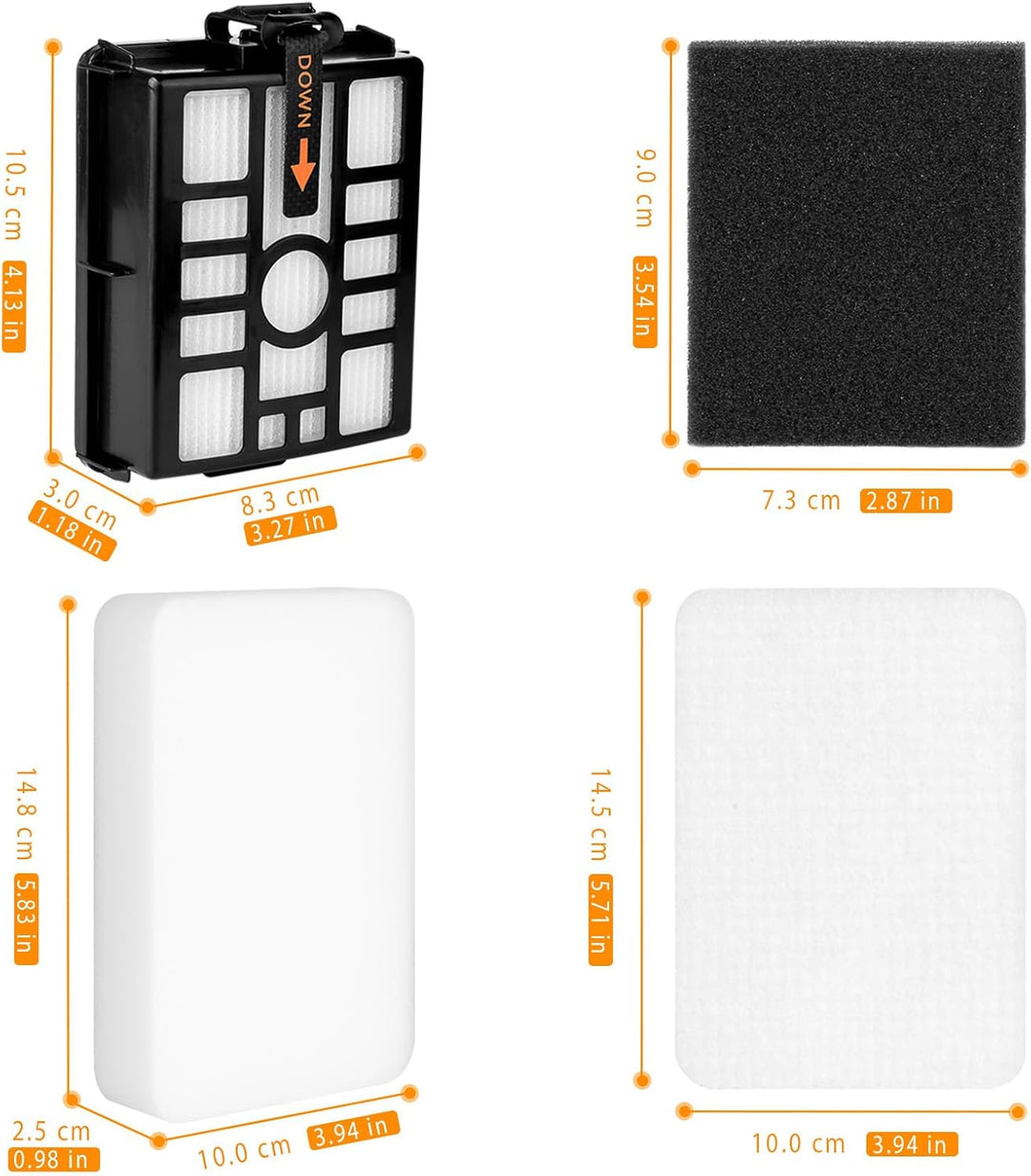 HOUSEMAX IW3612EUT Filter Kompatibel mit Shark IW3611EU, IW3611DE, IW3612EU, IW1611DE, IW1611EU, BU1