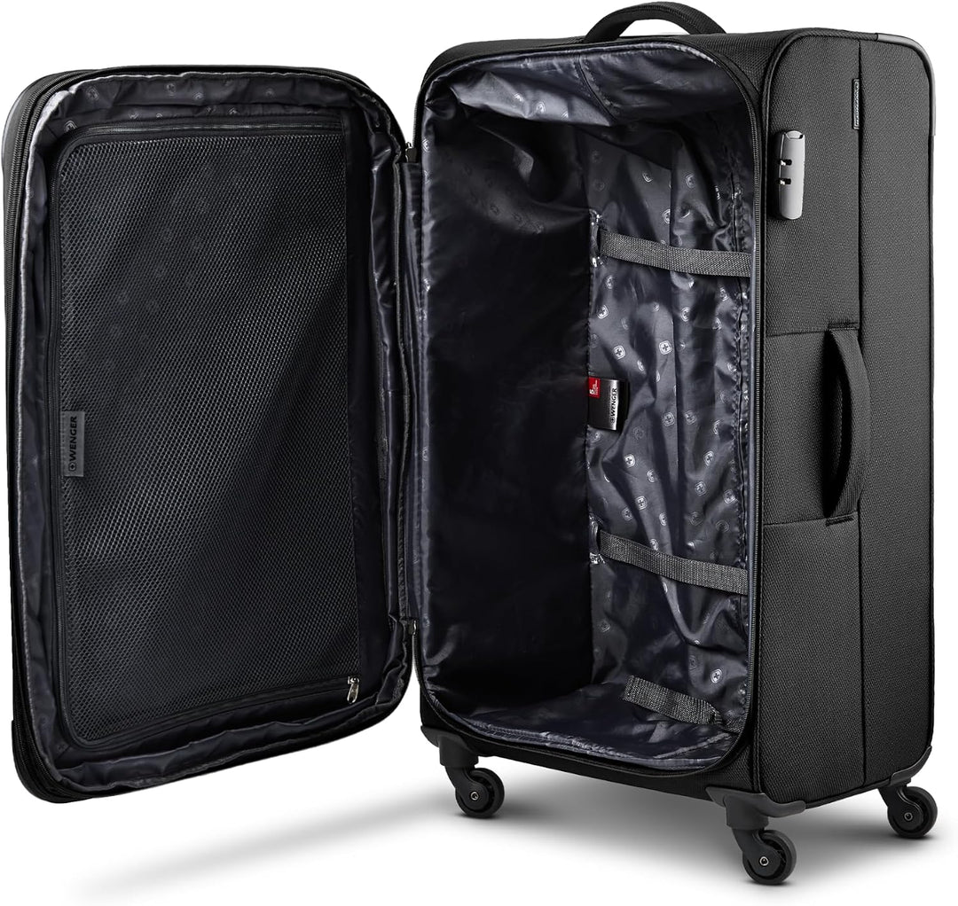 WENGER Koffer-Set 2-teilig für Damen und Herren | Reise-Trolleys 46 x 34 x 78 cm aus hochwertigem Po