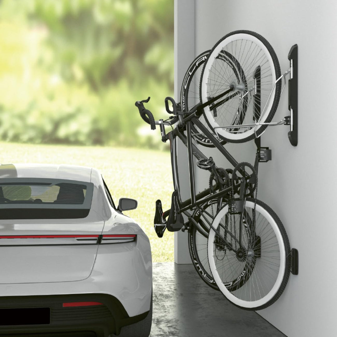 my wall Wandhalterung für Fahrräder - HR11L, Fahrrad Wandhalterung, Platzsparend, Schwenkbar, Klappb