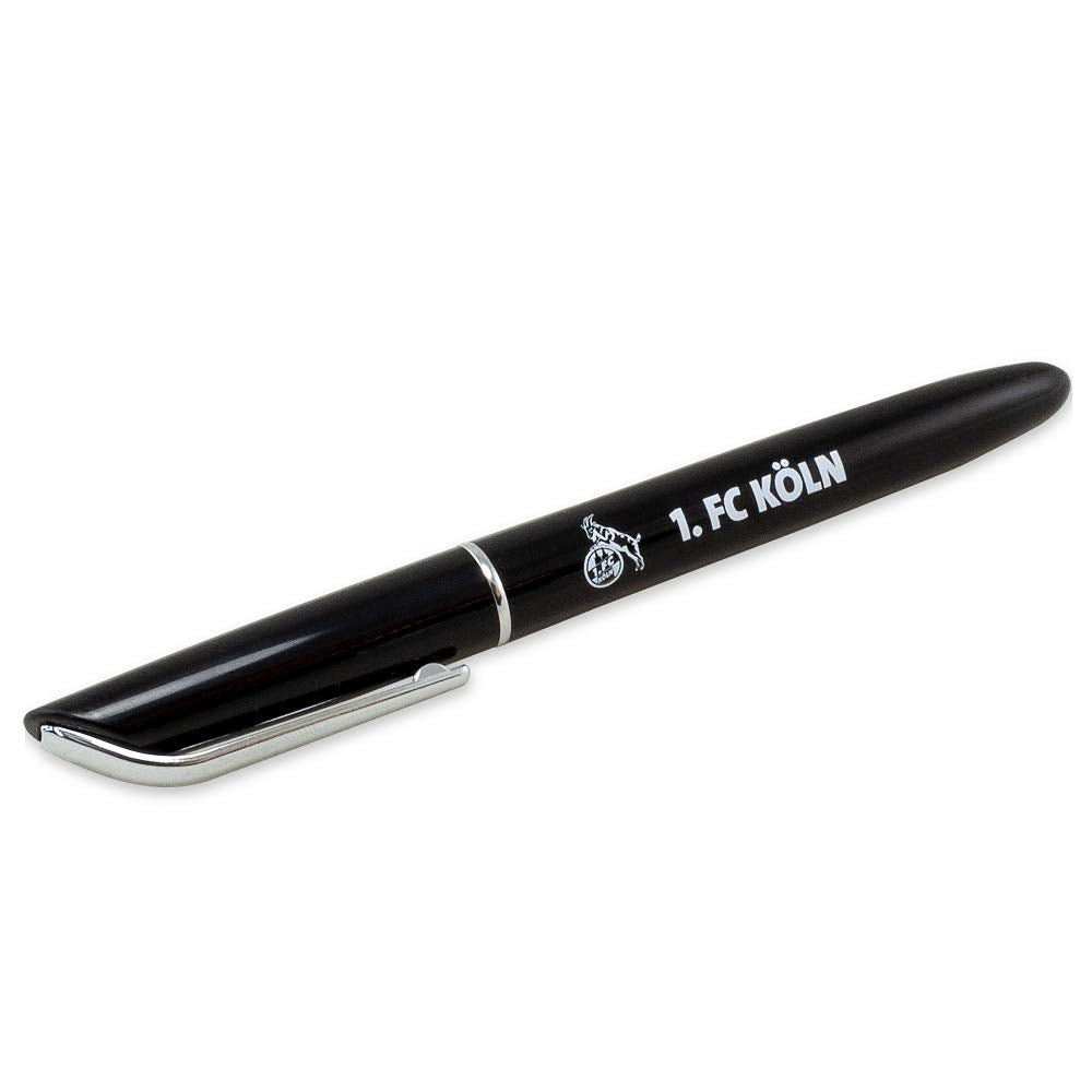 1. FC Köln Füllfederhalter - Logo - schwarz Füller, Stift - Plus Lesezeichen I Love Köln
