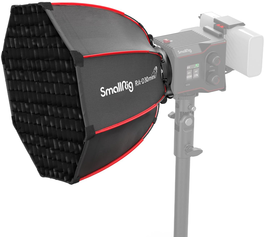 SMALLRIG Mini Softbox 29cm Schnellverschluss Parabol Softbox, nur kompatibel mit SmallRig RC 60B COB