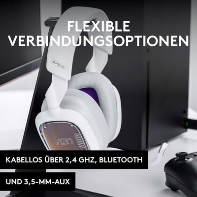 Logitech G Astro A30 Lightspeed Kabelloses Gaming-Headset A30 + Headset-Ständer Xbox Series X/S, PC/