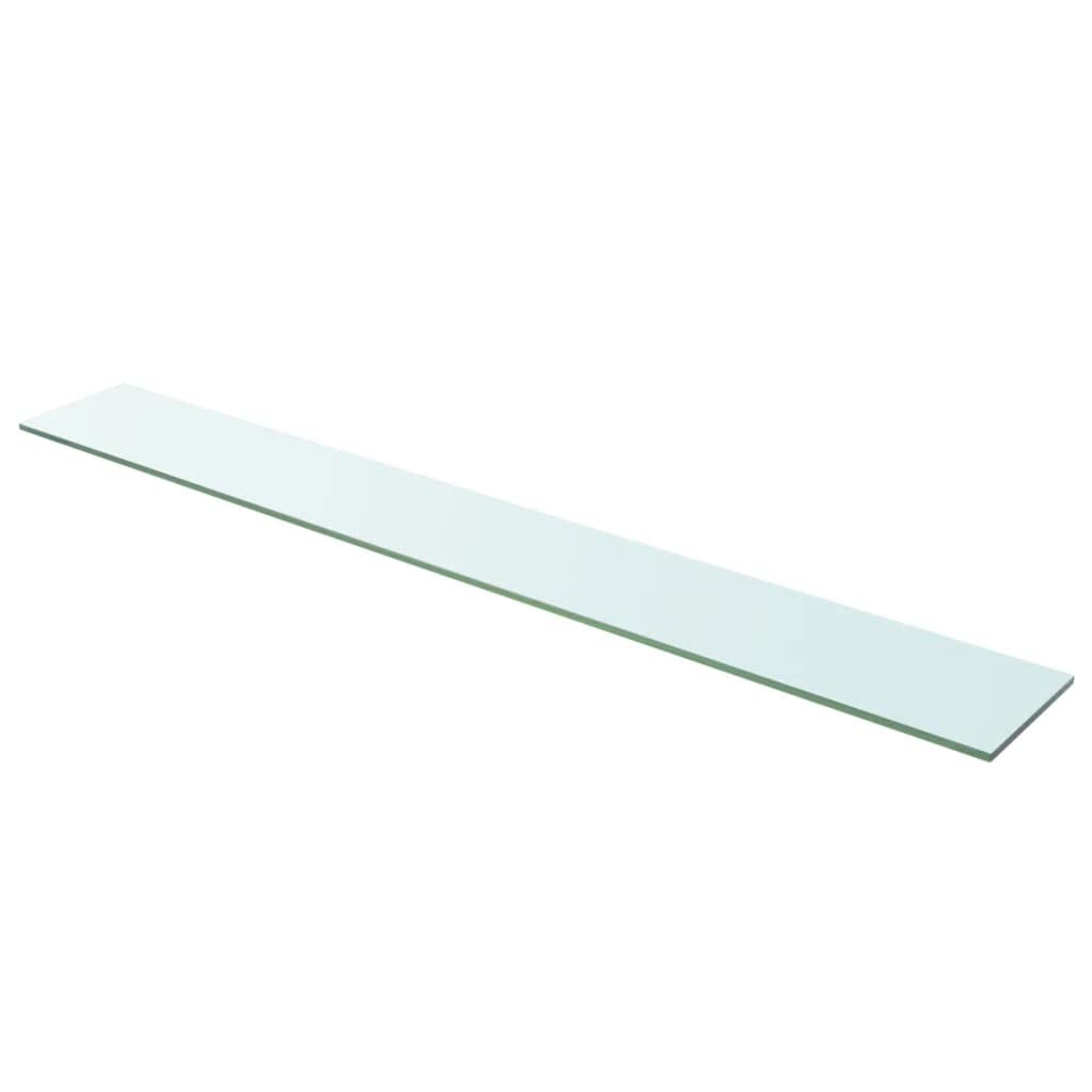 FIRBNUS Glasregalboden 110x15x0,8 cm Storage Shelves Ablagen Regal Glas Schwebend für Wohnzimmer Bad