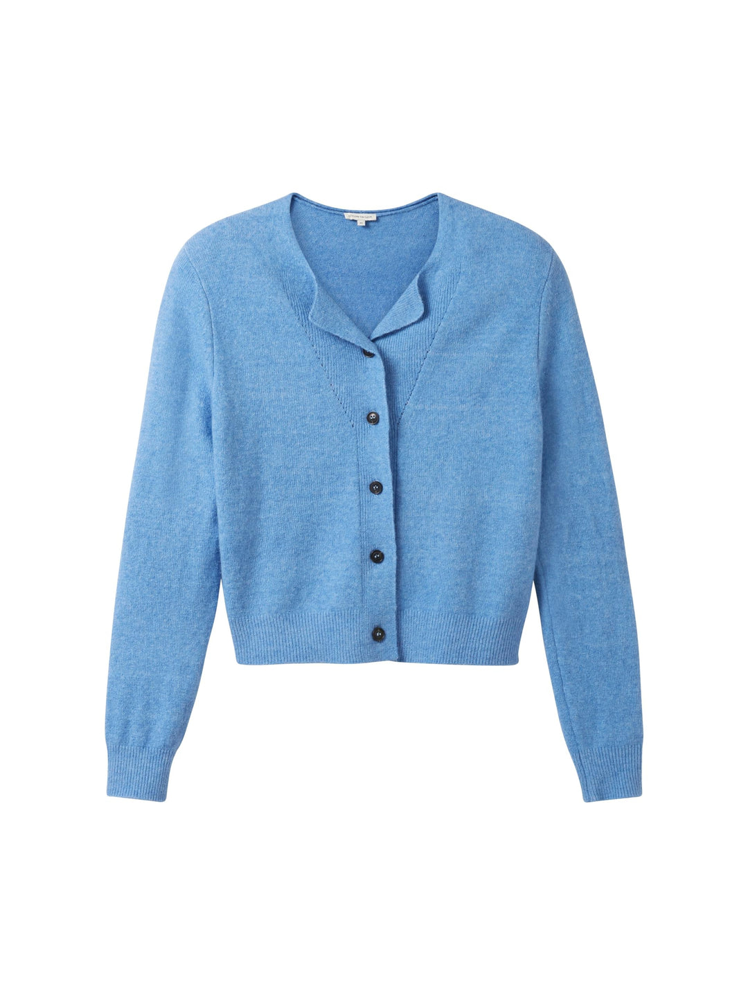 TOM TAILOR Damen Cardigan Strickjacke, 3XL 12391 - Clear Light Blue Melange