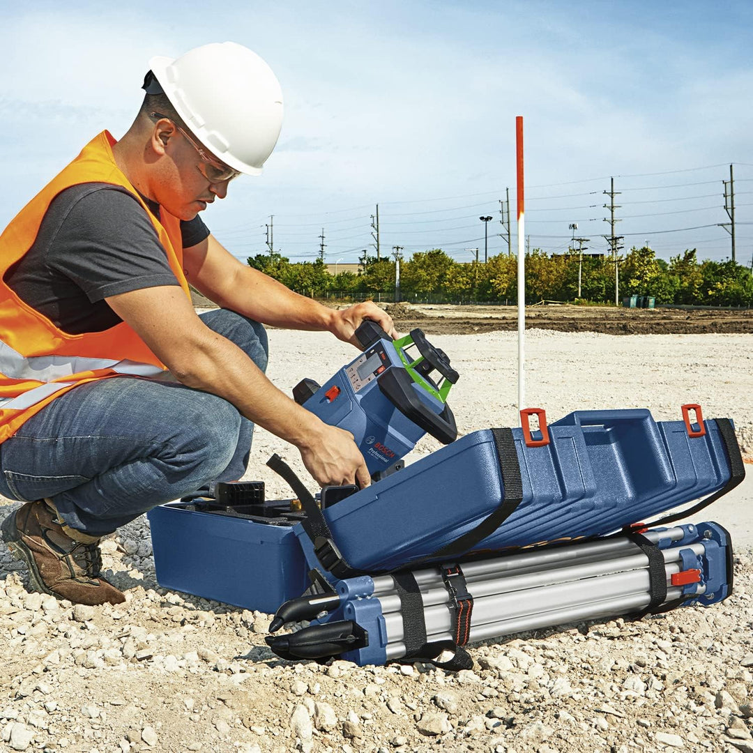 Bosch Professional 18V System Rotationslaser GRL 650 CHVG (grüner Laser, Nivellierung im Aussenberei