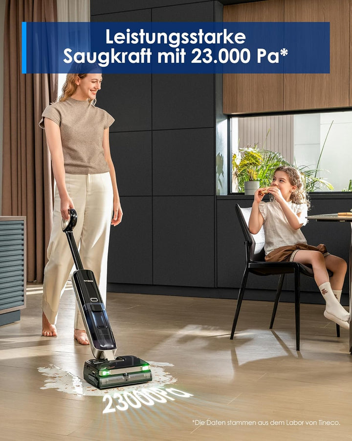 Tineco Floor ONE S9 Master Nass Trockensauger, StreakFree-Abzieher, ThermoBlast-Tech, 9,9 cm Superfl