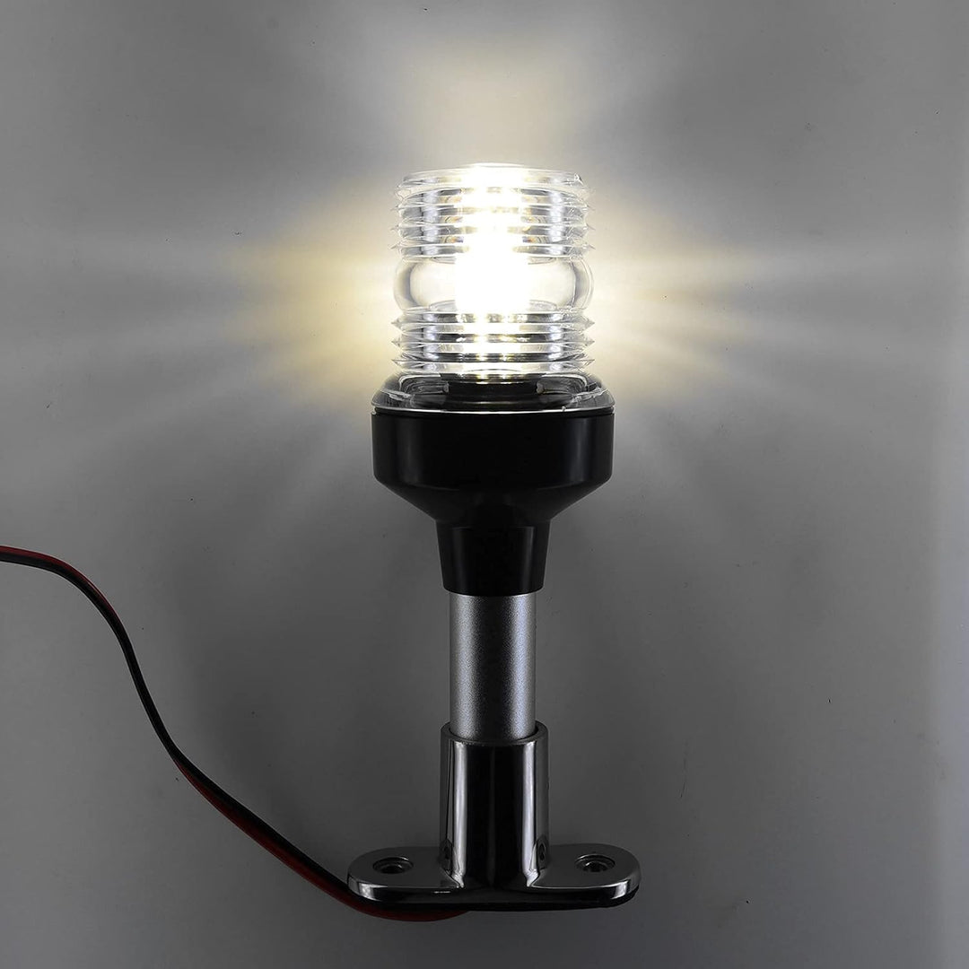 KAOLALI Boot Navigation Licht LED Licht Weiss 360° Wasserdicht IP65 15,2CM, 15,2CM