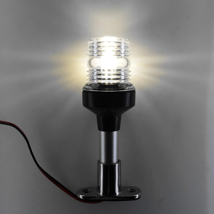 KAOLALI Boot Navigation Licht LED Licht Weiss 360° Wasserdicht IP65 15,2CM, 15,2CM