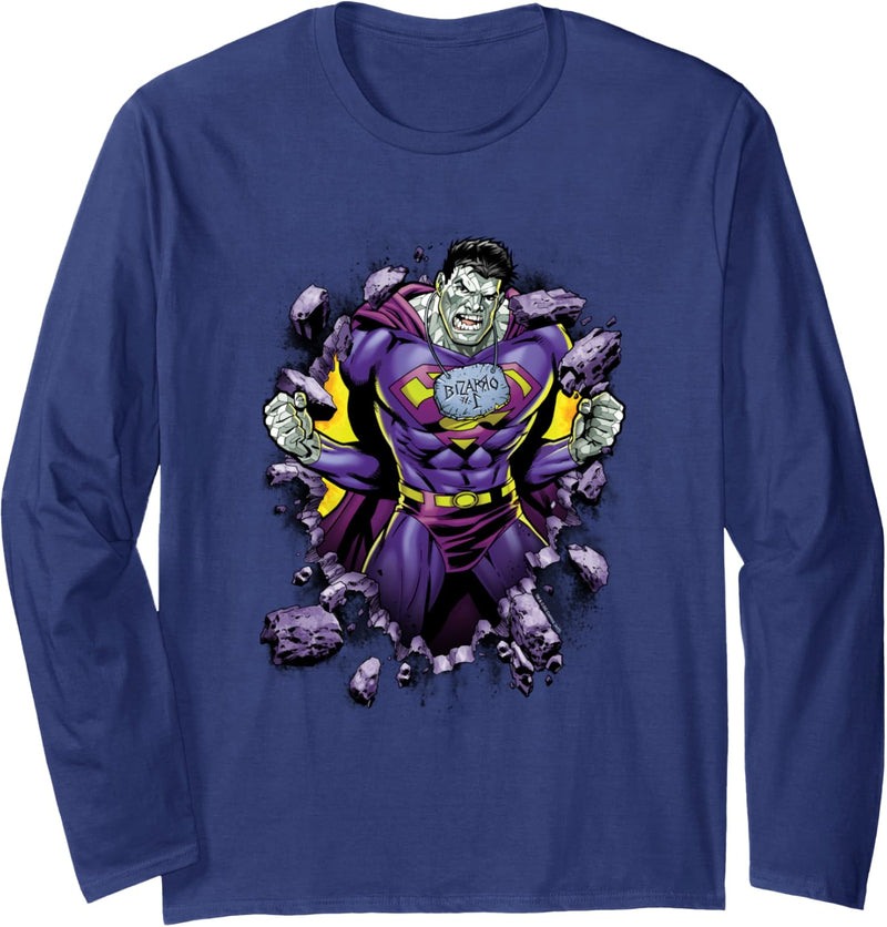 Superman Bizzaro Breakthrough Purple Langarmshirt