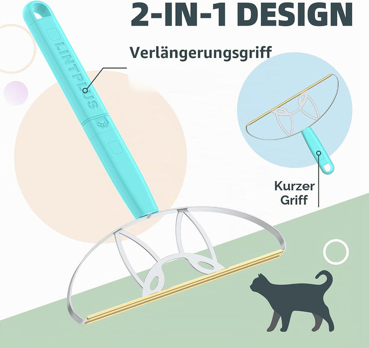 Flex MAX & Pro Tierhaarentferner-Set von LINTPLUS – Haarentfernungswerkzeug für Hunde & Katzen für M