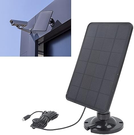 SUNGOOYUE Kamera-Solarpanel-Ladegerät, 10 W, 5 V, Micro-USB, Monokristallines Silizium, Solar-Ladepa