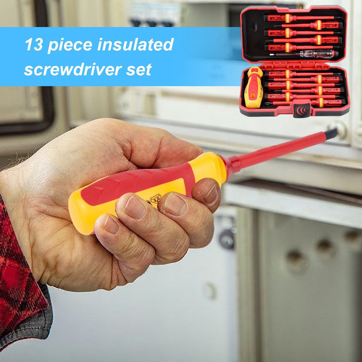 13 Stücke Schraubendreher Set, Schraubendreher Set, Werkzeug Set, Magnetisch Schraubendreher, für Di