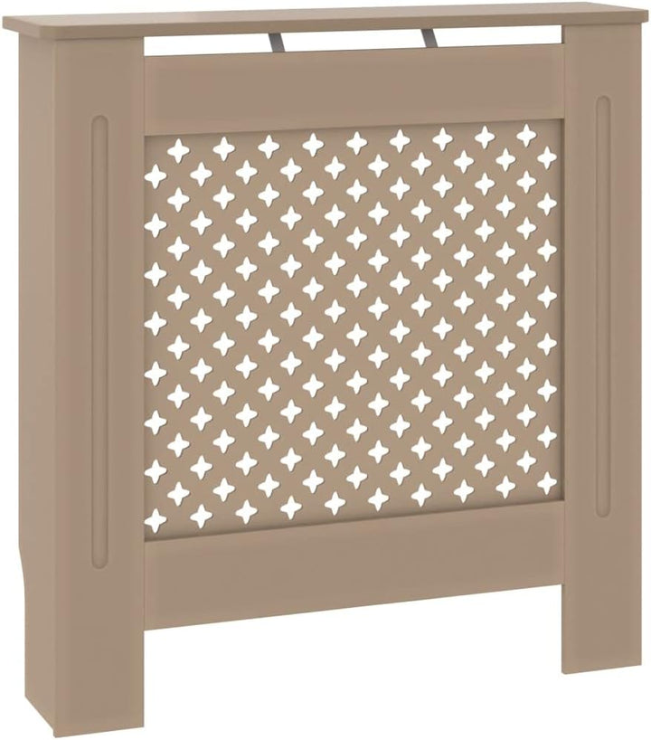 puraday Wohnzimmer Heizkörperabdeckung 78x19x81.5 cm MDF Heizkörperverkleidung Dekorative Wabenmuste