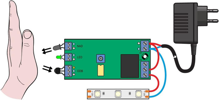 AVT1980 KIT DIY Näherungsschalter, Näherungssensor, elektronisches DIY Kit, Elektronik-Bastelkit, Üb