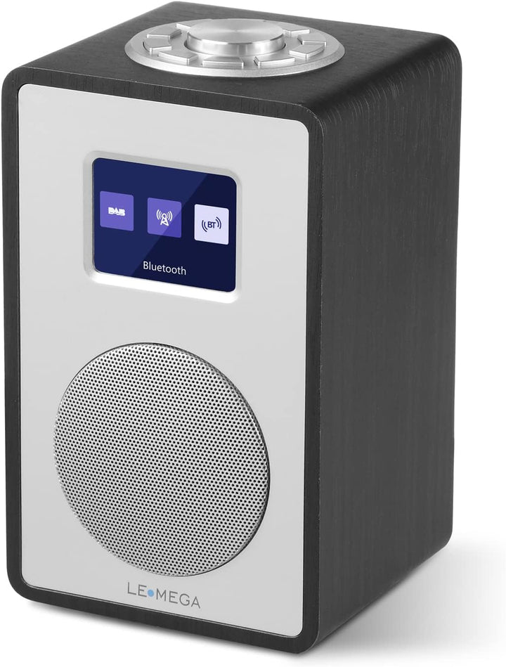 LEMEGA CR4 DAB/DAB+ und UKW Digitalradio,Bluetooth Lautsprecher, DAB Radio,Doppelwecker,Küchen/Schla