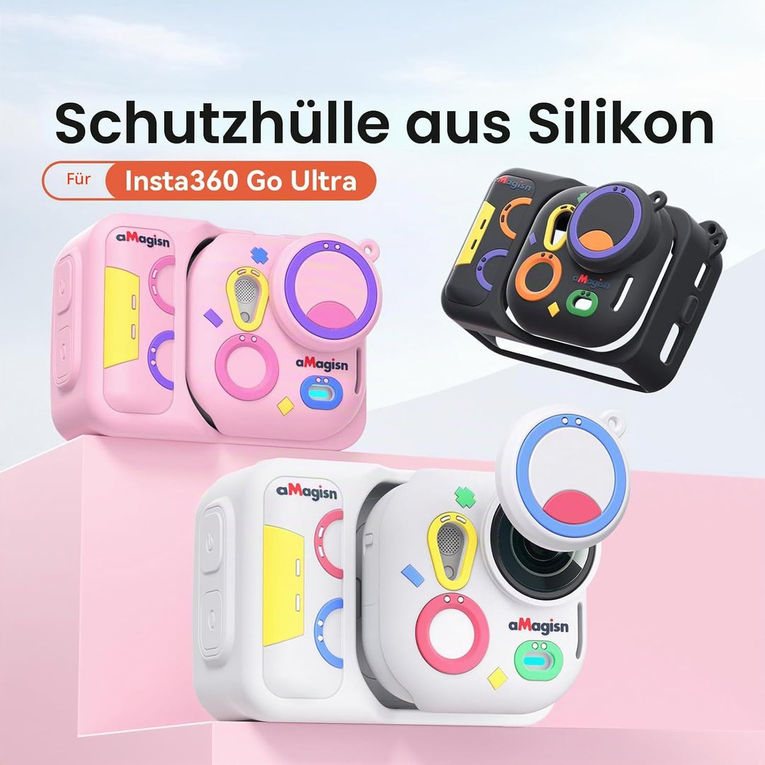 Schutzhülle für Insta360 Go Ultra Silikonhülle Kameraschutz Objektivschutz Kamera Schutzhülle Kamera