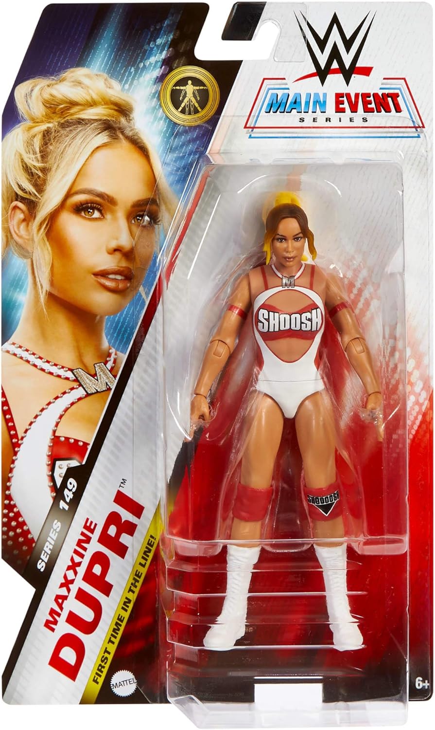 WWE Actionfigur, 15,2 cm grosses Sammlerstück Maxxine Dupri mit 10 Artikulationspunkten und lebensec