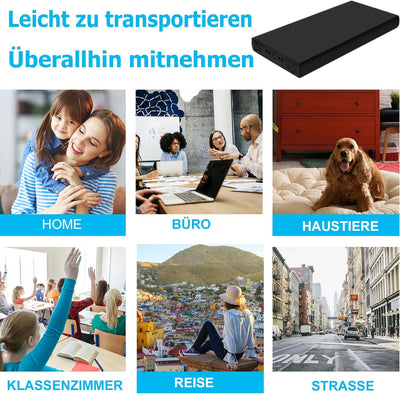 Überwachungskamera, KAMREA HD 1080P 10000 mAh Powerbank Kamera Versteckte Kamera Mini Nanny Cam für