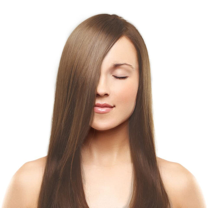 hair2heart Premium Extensions Echthaar Bondings Gewellt - 100 Strähnen 0.8g 50cm 8/1 hellblond asch