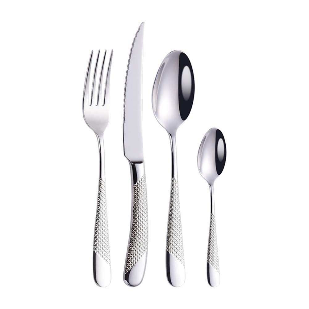 Besteck Besteck Set, Edelstahl Elegant Exquisit Dauerhaft, Steak Messer Gabel Löffel Für Zuhause, Ho