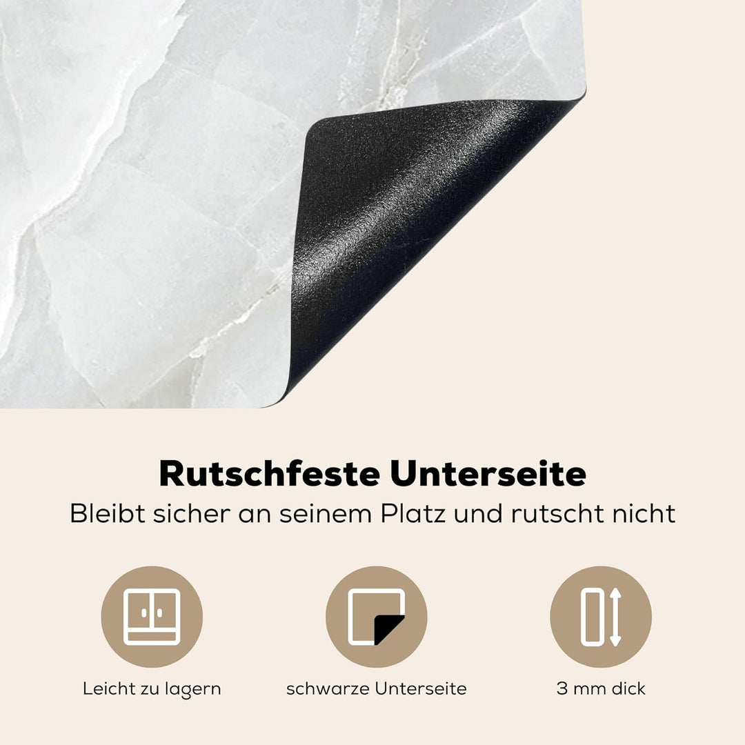 Herdabdeckplatte Einteilig Induktionsmatte Küche Abdeckung Ceranfeld Herd Abdeckplatte Deko Vinyl Ma