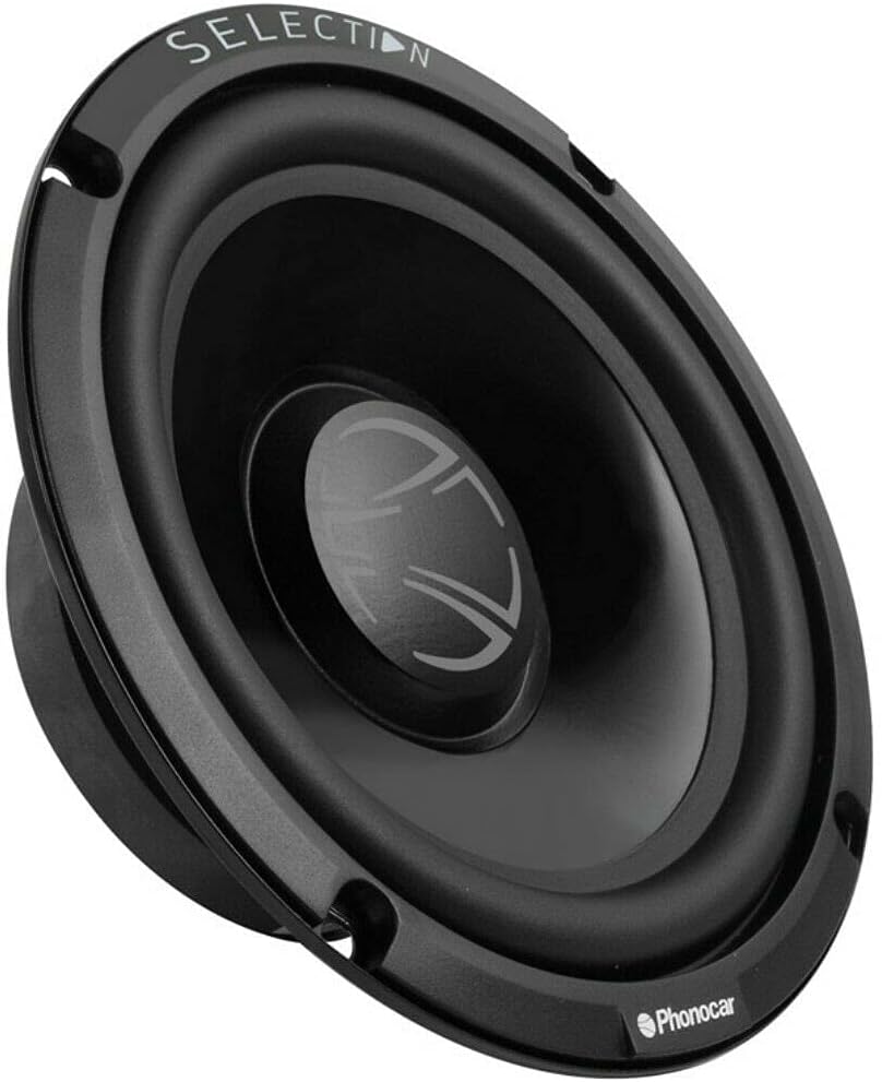 2 PHONOCAR SELECTION 02086 woofer tieftöner 16,50 cm 165 mm 6,5" Durchmesser 70 watt rms 180 watt ma