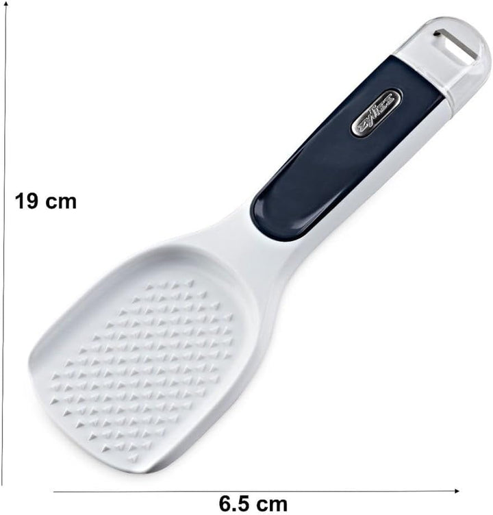 Zyliss E900047 2 in 1 Ingwer Schäler und Reibe Kochutensilien, Kunststoff