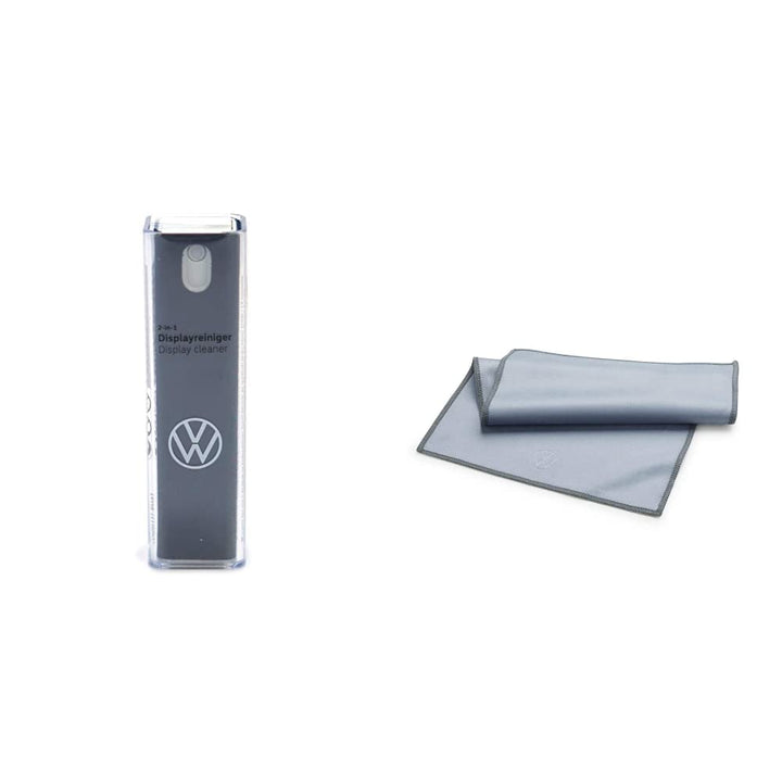 Volkswagen 000096311AD530 Displayreiniger 2-in-1 Display Mikrofaserhülle Touchscreen, blau & 0000961