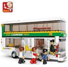 Sluban M38-B0331 - Baukasten - Stadt - Doppeldecker-Bus