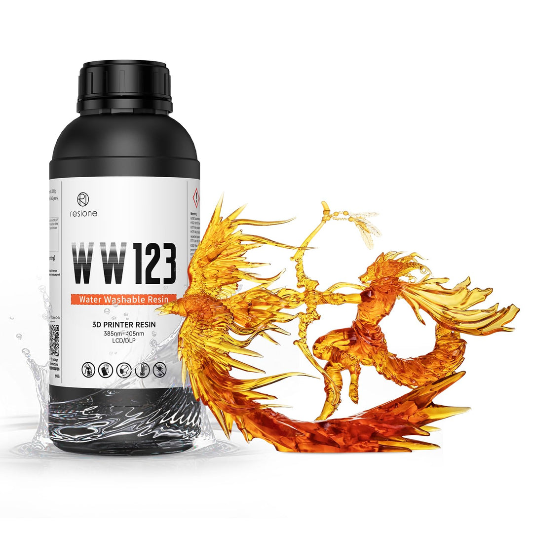 RESIONE Wasserwaschbares Resin for 3D Drucker - Flüssiges 405-nm-Hochgeschwindigkeitsdruckharz mit R