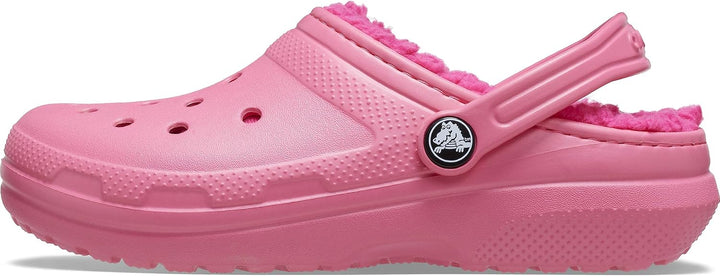 Crocs Unisex Kinder Classic Lined Clogs | Fuzzy SlippersHolzschuh 30 EU Hyper Pink, 30 EU Hyper Pink